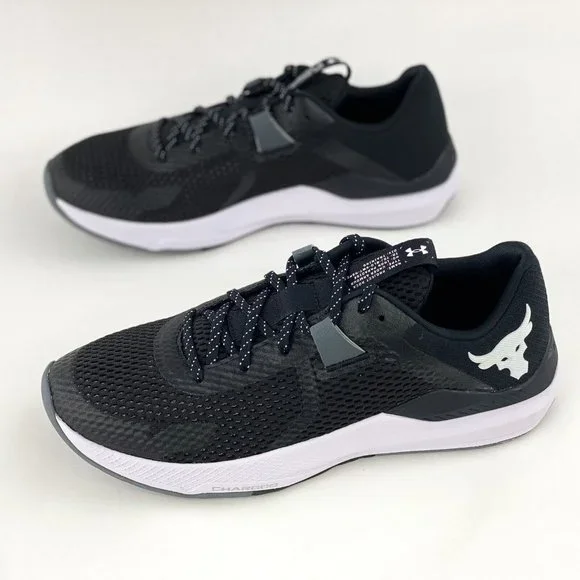 NEW Project Rock BSR 2 Black White Men's Sneakers Shoes Training - Picture 3 of 12